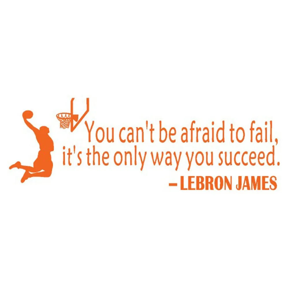 Наклейки на обои 1 шт. баскетбольная спортивная Настенная Наклейка крутой дизайн