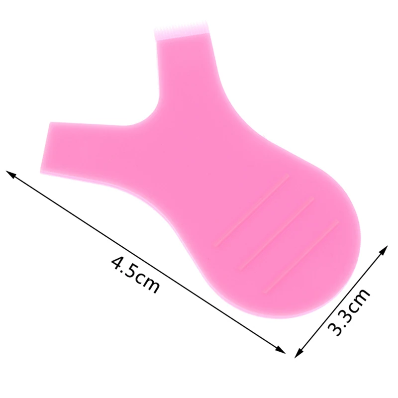 10 шт./партия новинка модные розовые силиконовые ресницы подъемные бигуди для