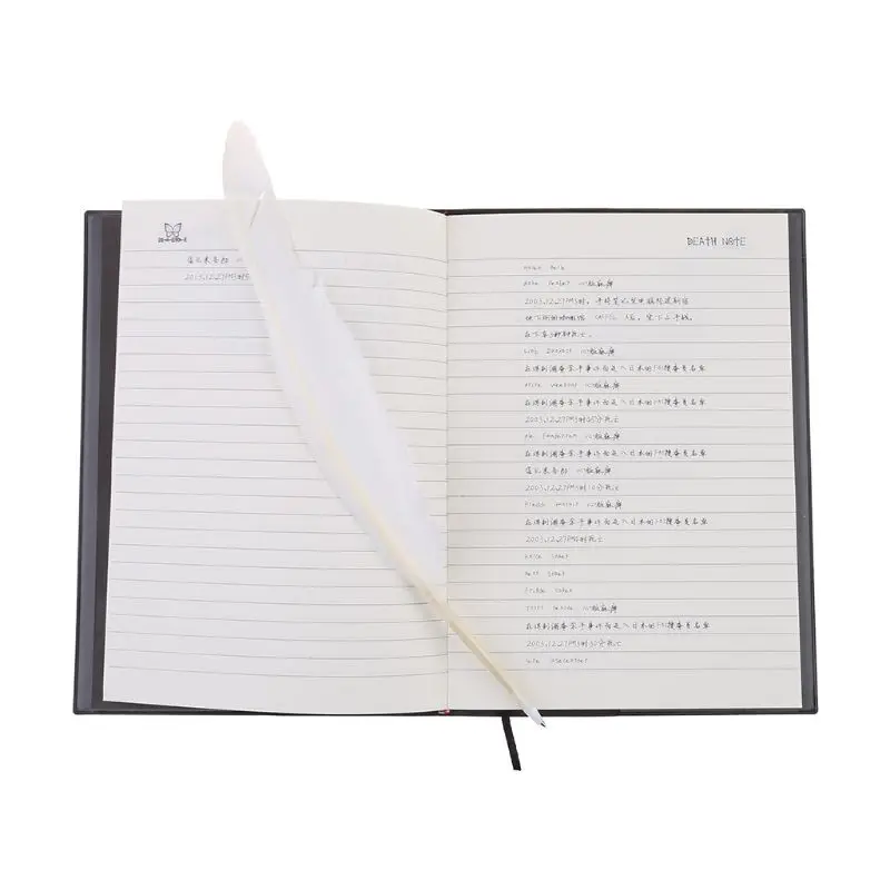 Новый Блокнот для косплея Death Note с перьями|Записные книжки| |