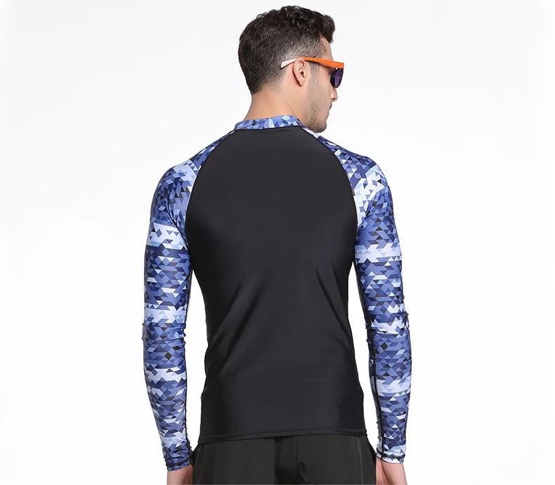 Профессиональный Rashguard плюс 3XL мужской дайвинг с длинным рукавом UV400 купальный костюм для серфинга Сноркелинг купальный костюм «Медуза» Пляжная одежда