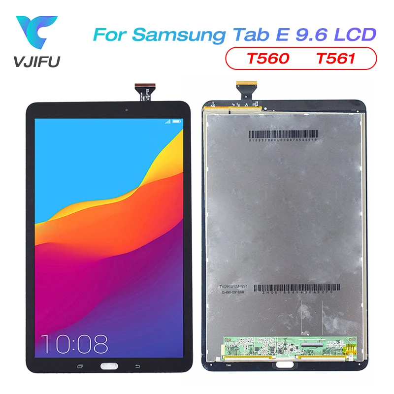

Новый сенсорный ЖК-дисплей для Samsung Galaxy Tab E 10. 0 SM-T560 T560, сенсорный экран, дигитайзер, матричная панель, запасные части для планшета