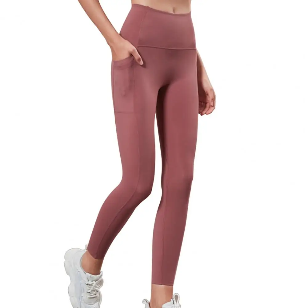 

Women Pants Practical Slim Fit Type Workout Pants Quick-drying Yoga Pants