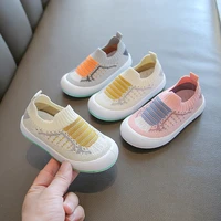 autumn baby girls boys casual shoes infant toddler shoes soft bottom non slip student mesh sneakers kids children knitted shoes