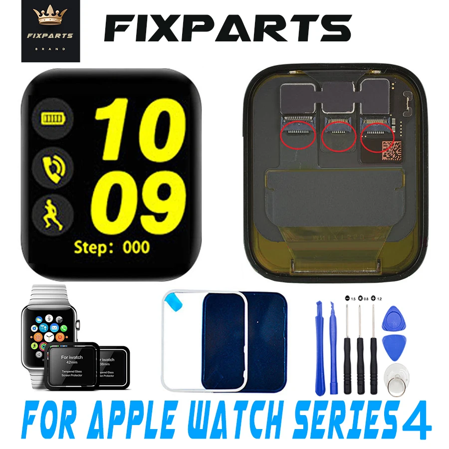 LTE/ GPS для Apple Watch 4 ЖК дисплей сенсорный экран в сборе серии LCD S4 Pantalla запасные