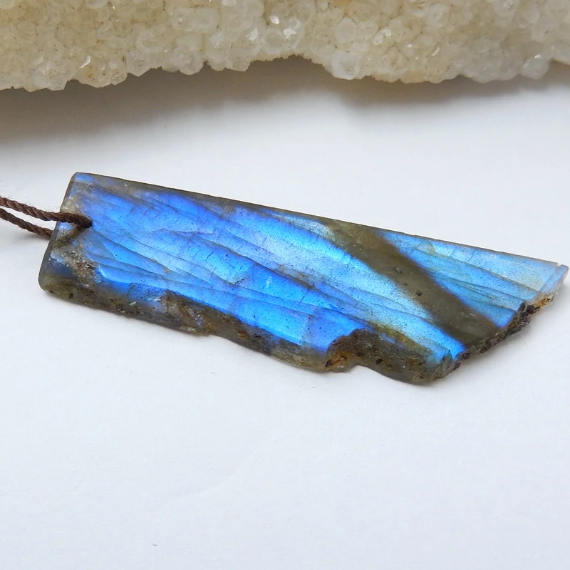 Натуральные драгоценные камни мерцающий Лабрадорит модные ювелирные изделия