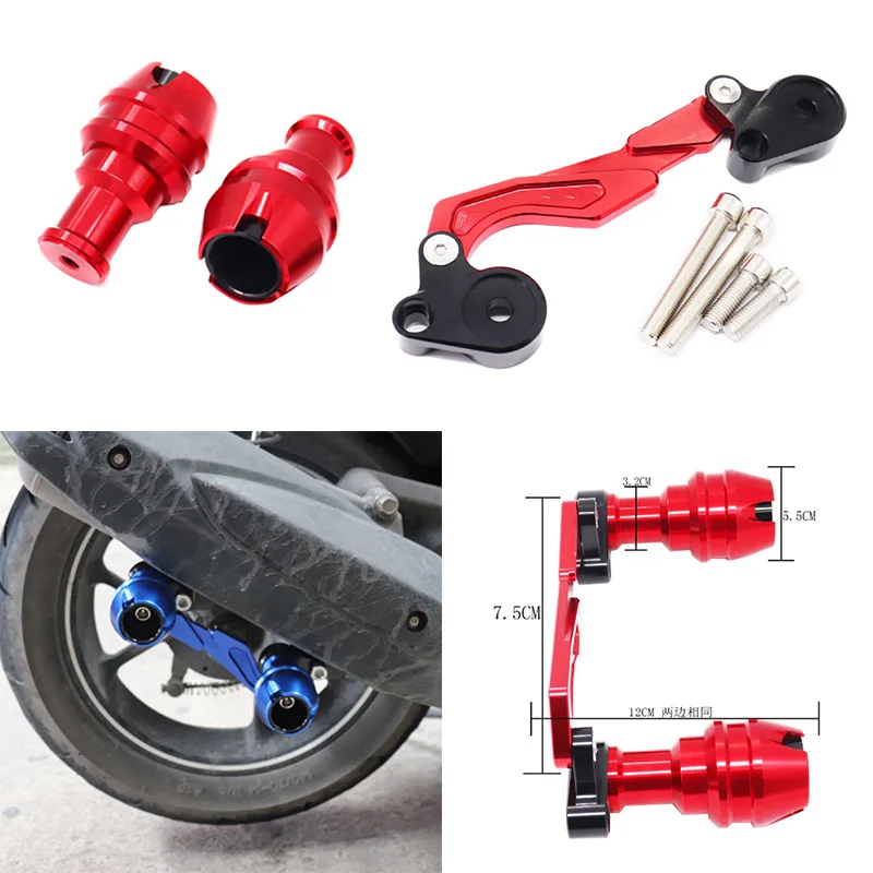 

Мотоцикл выхлопной трубы прикрепляющийся к ЧПУ Регулируемый для Протекторной Защиты для YAMAHA X-MAX300 N-MAX155 AEROX PCX NVX X MAX300 N MAX155