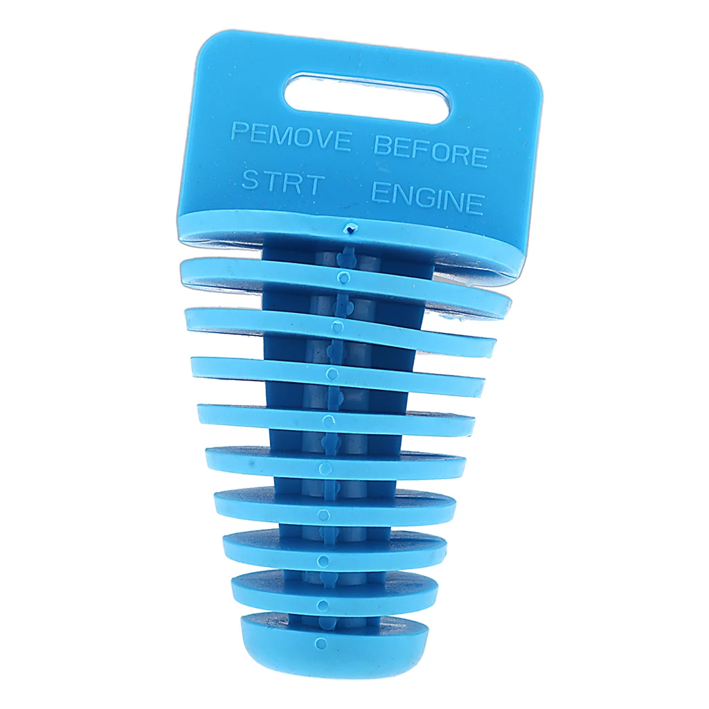 2/4 тактный мотоцикл резиновая заглушка выхлопная труба глушитель моющаяся синий