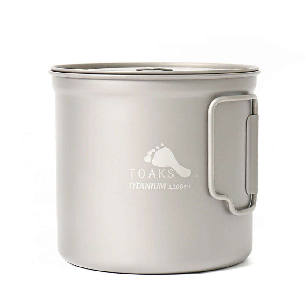 TOAKS Титановая посуда уличная кружка походная чашка большой размер можно