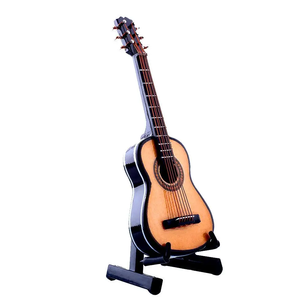 

Gifts Guitars Mini with Acoustic Case Instrument Decor Stand Collection