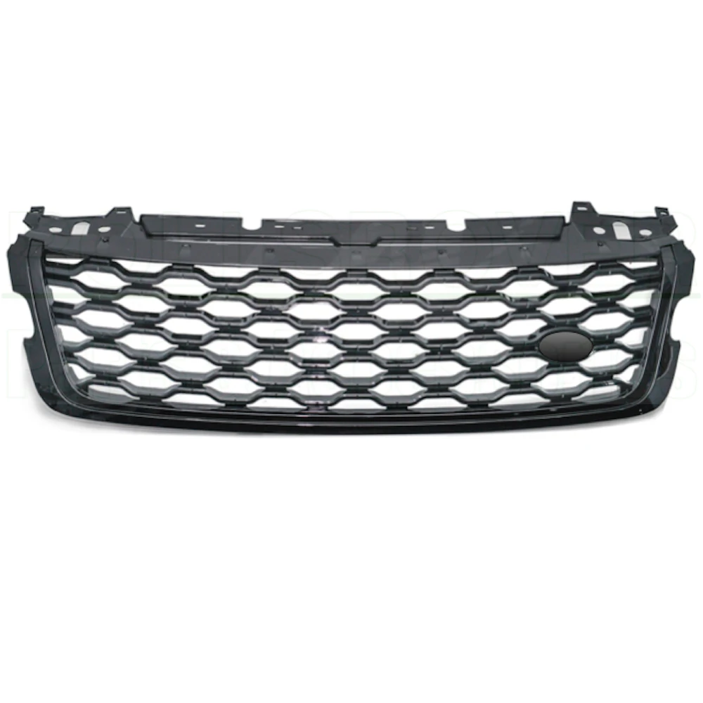 ROLLSORVER Gloss Black Front Bumper Grille Grill For Range Rover Velar