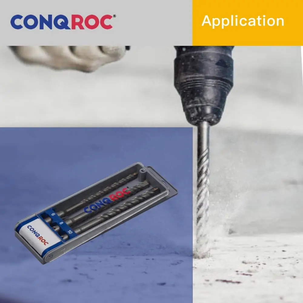 Набор сверл SDS Plus 160 мм 3 шт. набор 6 8 10 твердосплавные сверла с Двойной