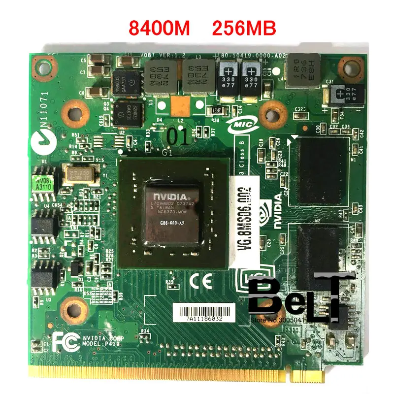 

For Acer Aspire 7520G 4520G 7720G 5920G 5520G Series Laptop GeForce 8400 8400M GS MXM II DDR2 256MB VGA Graphics