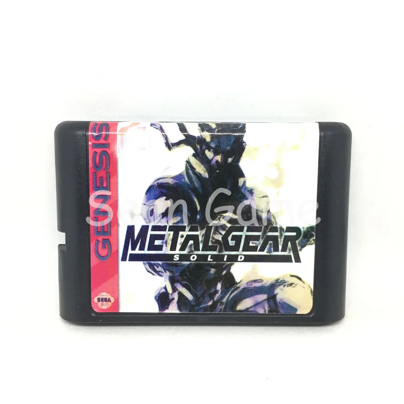 16-битная игровая металлическая Шестерня SEGA MD для Sega Megadrive Genesis картридж игровой