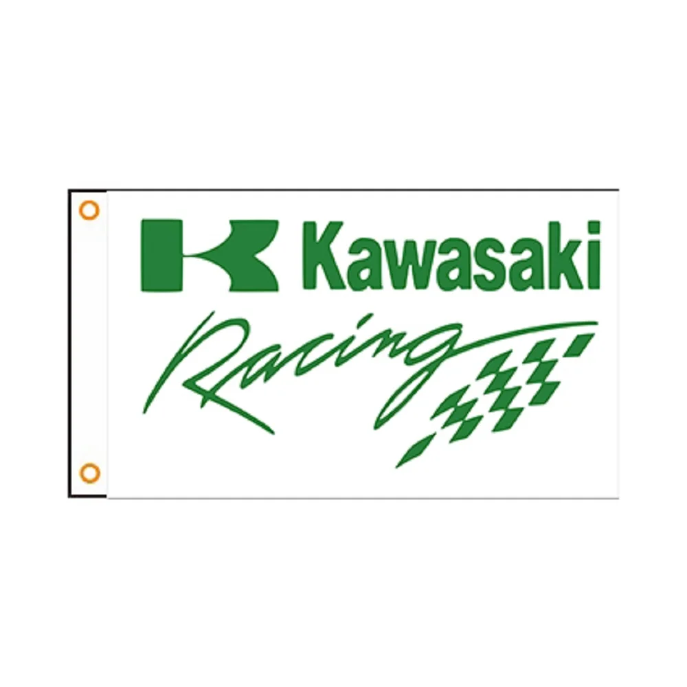 Гоночный флаг для мотоциклов Kawasaki 3 Х5 фута Япония | Дом и сад