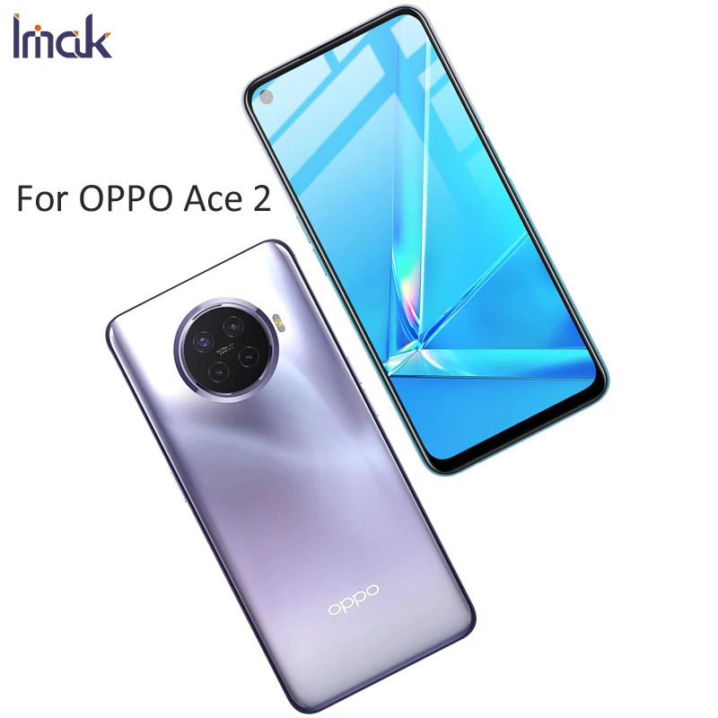 Imak Pro + полноэкранное закаленное стекло для OPPO Ace 2 Ace2 A52|Защитные стёкла и плёнки