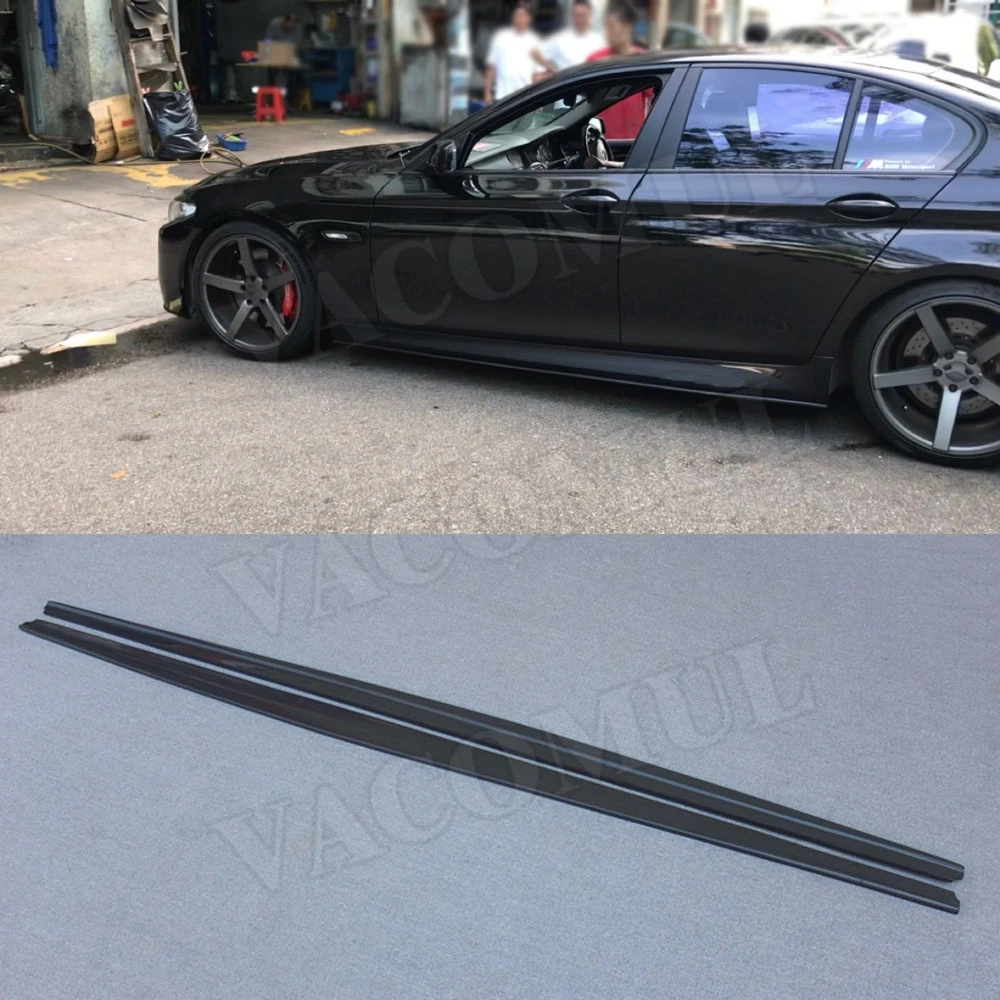 Боковые юбки из углеродного волокна фартуки для губ BMW 5 серии F10 M5 седан 2012 - 2017