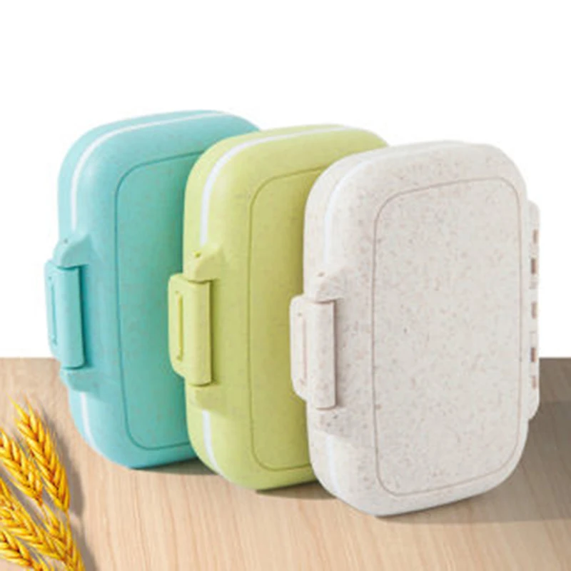 Дорожный мини-контейнер для таблеток на 3 отделения 7 дней таблетки капсулы