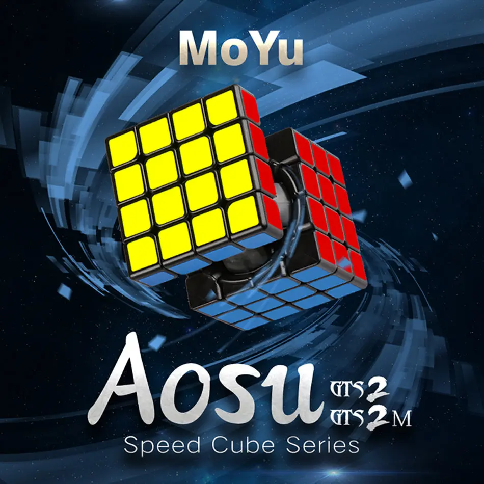 Moyu Yuhu Aosu GTS2M MoYu GTS2 4x4x4 Cube и V2 4x4 Магнитный куб головоломка Профессиональный GTS 2 м