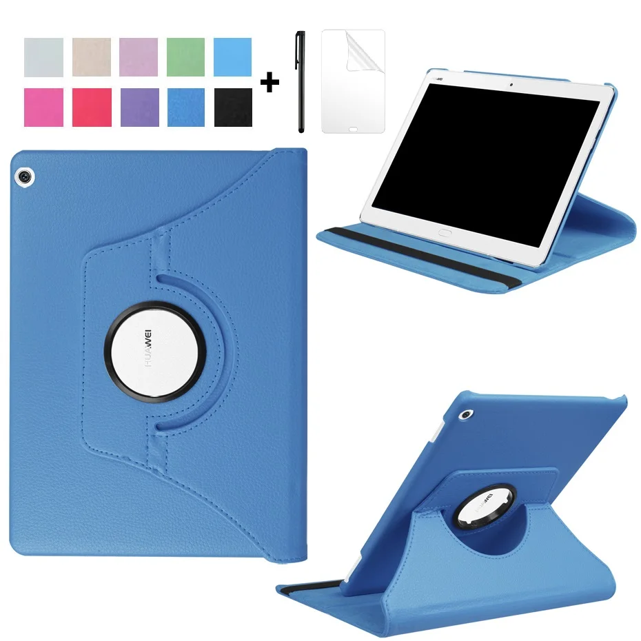 Вращающийся умный чехол из искусственной кожи для планшета Huawei MediaPad M3|Чехлы