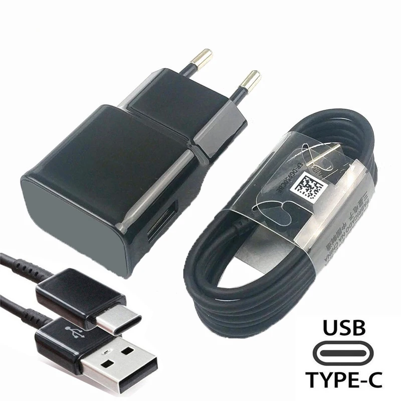 Cargador rápido para Samsung S10, A50, A70, Cable USB tipo C, adaptador,...