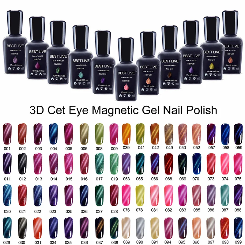 Лучший живой кошачий глаз Магнитный Гель лак для ногтей впитывающийся УФ и