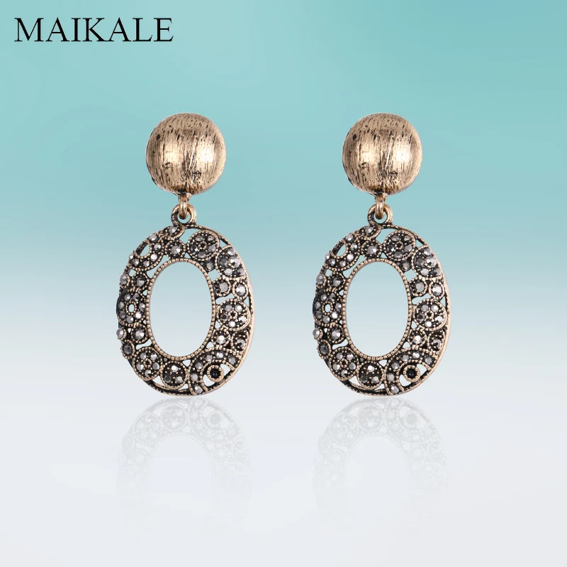 Женские Висячие серьги MAIKALE большие висячие из цинкового сплава в стиле