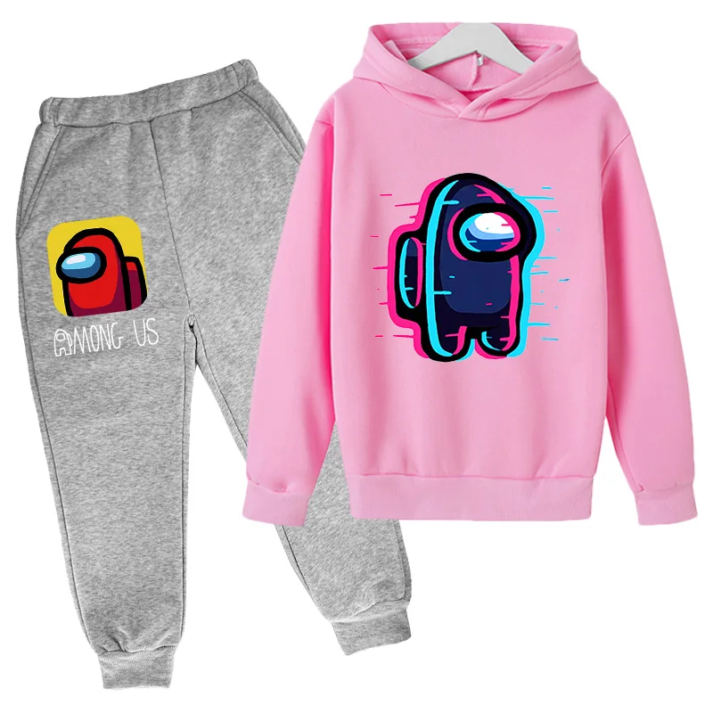 

Baby Girl Clothing Sets Fall Winter Sweatshirt+Pants Boy Tracksuits Toddler Hoodies Pant Suit among us Long sleeve Pullover
