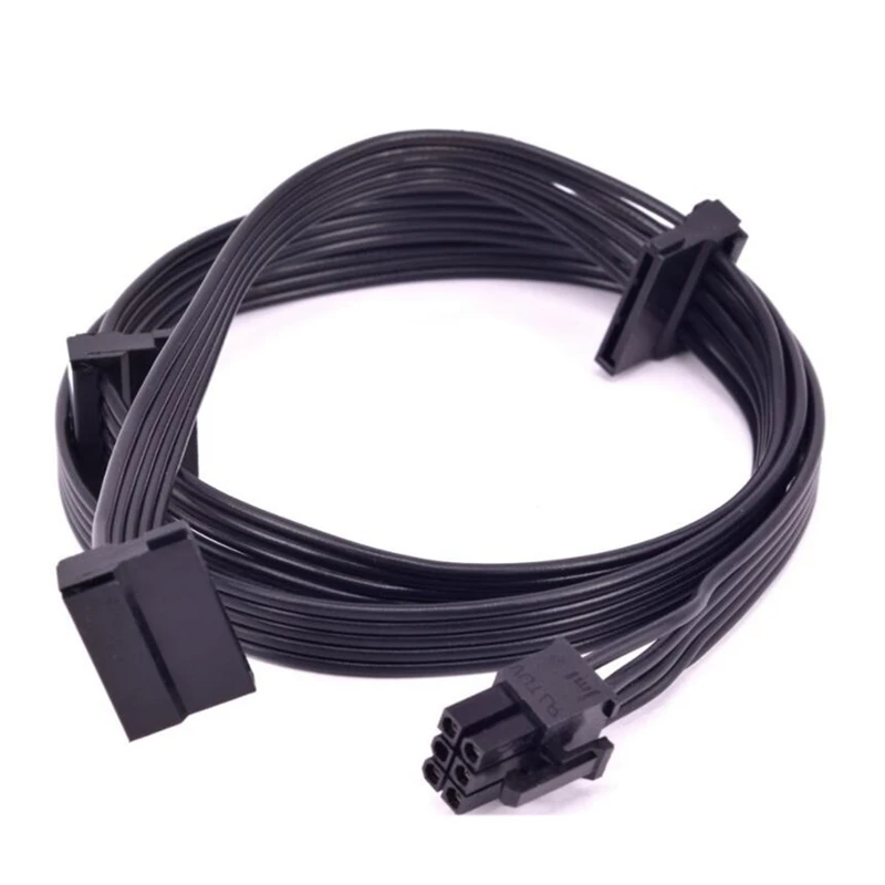 

PCIe 6-контактный штекер к 3 SATA кабель питания для Seasonic Focus Plus Platinum FOCUS + серии 850PX 750PX 650PX 550PX PSU