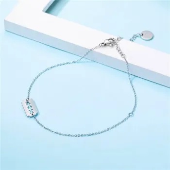 

Personalized Creative Shaver Titanium Steel Bracelet Jewelry Factory Direct Sales B973PTGB Bangles for Women Anime