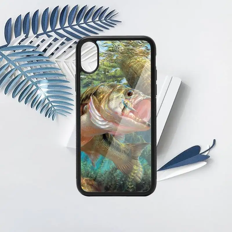 

Hunting Fishing art fish Phone Case TPU For iPhone X XR XS 11 12 mini Pro MAX 6 6S 7 8 Plus SE 2020