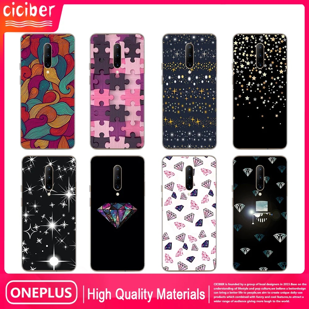 

Diamond Case For Oneplus 8 Pro 8T 7T 7 6T 6 Nord N10 N100 Pro Glass Phone Cases for one plus 8 1+7 1+7t 1+8t 1+6 1+6t Cover Capa