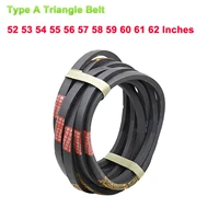 1pcs type a rubber triangle belt a52 53 54 55 56 57 58 59 60 61 62 inch high wear resistant automobile equipment agricultural