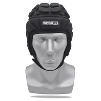 pro helmet eva shockproof headgear for rugby flag football soccer goalkeeper goalie unisex for youth and adult