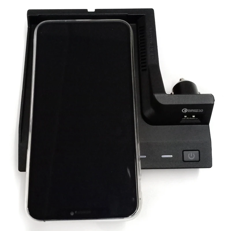

Car QI Wireless Charging Phone Charger Charging Case Accessories for Mercedes Benz AMG C63 GLC C Class 2015-2020