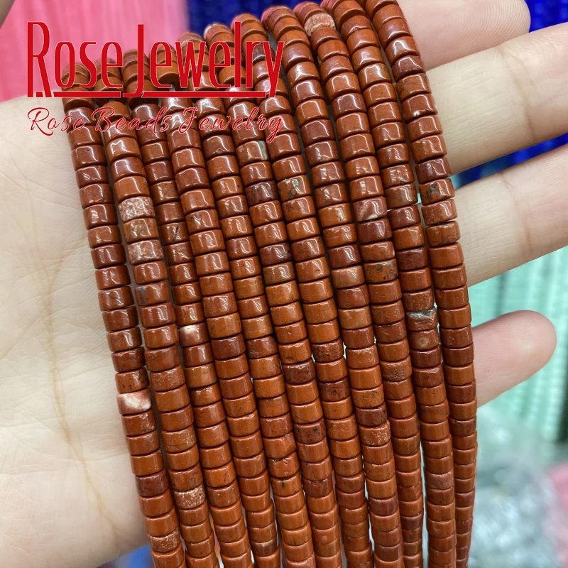 

2x4mm Natural Stone Beads Red Jaspers Round Loose Spacer Beads For Power Energy Healing Earring DIY Bracelet Necklace Making 15"