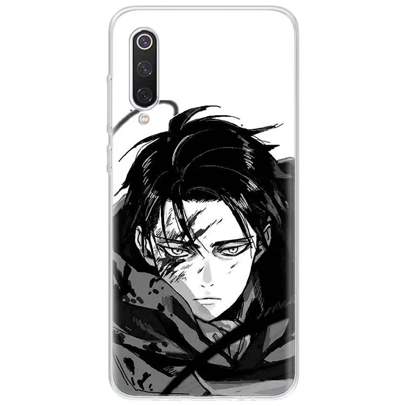 hot attack on titan anime phone case for xiaomi poco x3 nfc m3 f3 f1 mi note 10 pro 11 lite 11i 8 9 9t 10t cc9 a3 cover fundas free global shipping