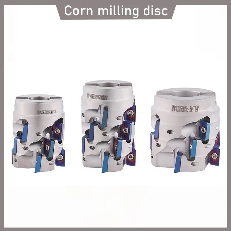 

Corn Milling Cutter Disc BAP400R Wave Edge Endmill Plate Square Shoulder Step BAP400R-50-22-42M-3T-9P CNC HIgh Quality Machine