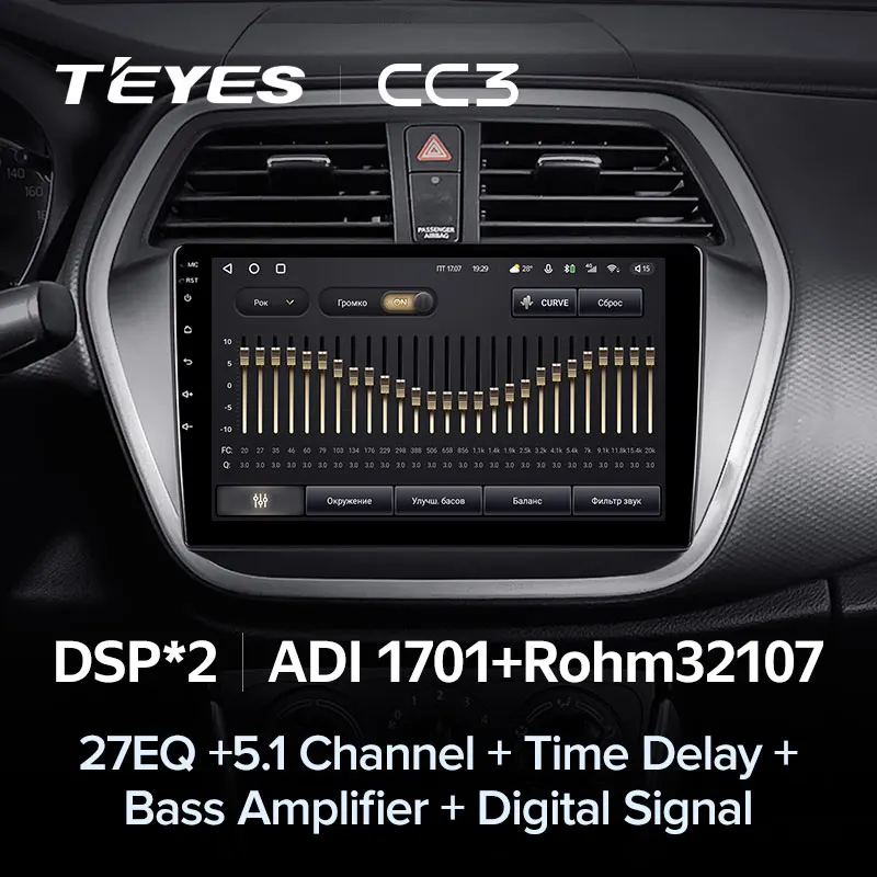 TEYES CC3 Штатная магнитола For Сузуки SX4 2 Suzuki S-Cross 2012 - 2016 до 8-ЯДЕР 6 + 128ГБ 27EQ DSP
