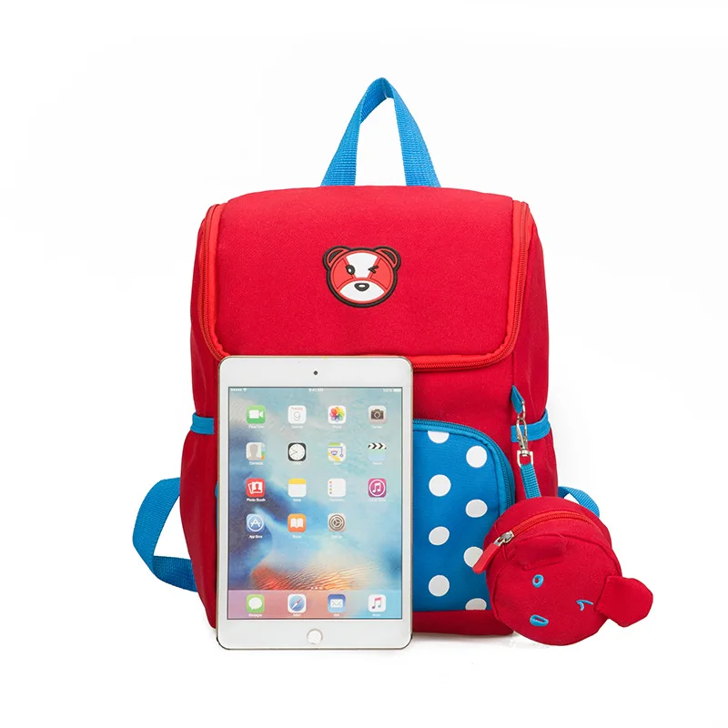 Новая сумка для детского сада с подвеской в виде медведя из мультфильма