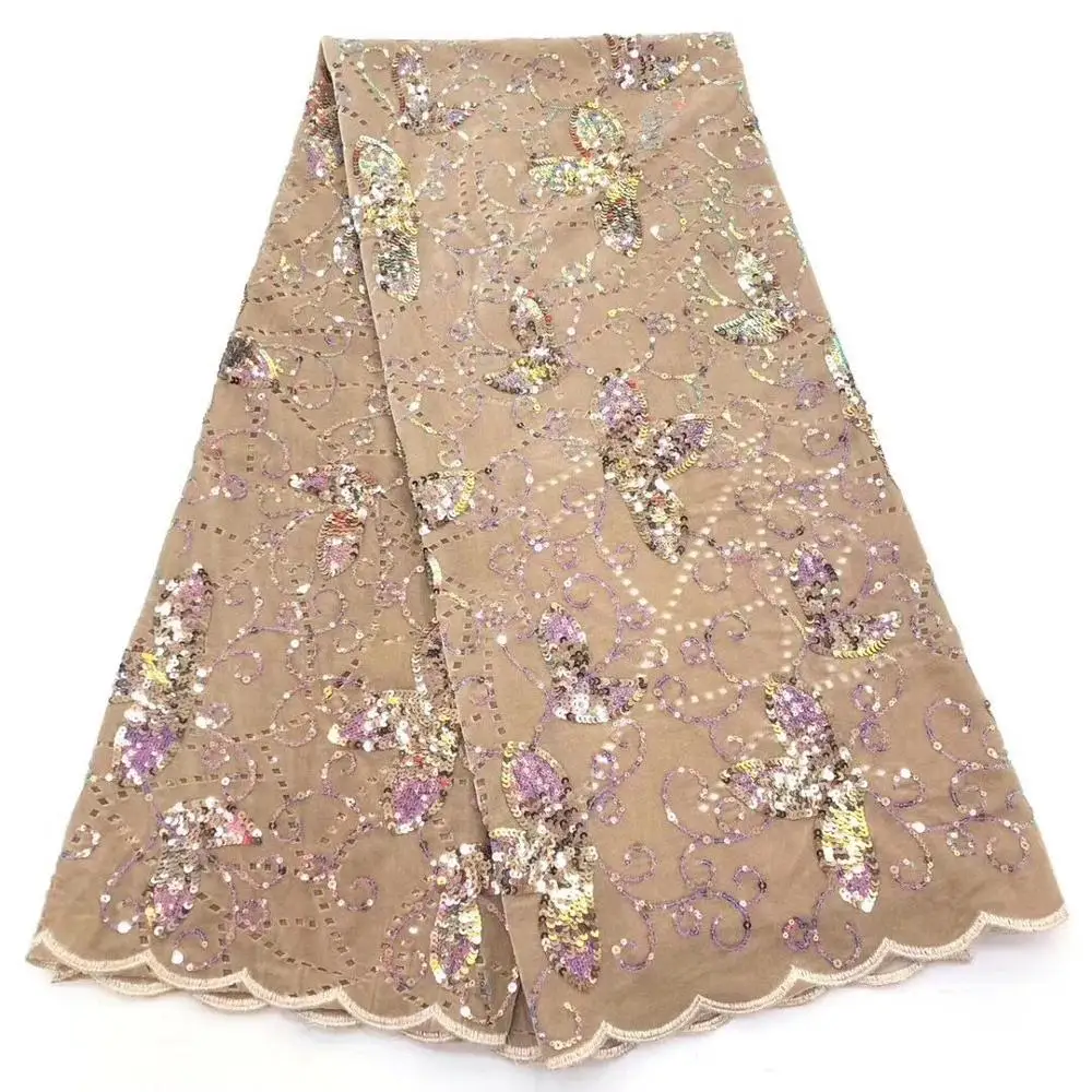 (5 ярдов/партия) Винный Цвет африканская бархатная кружевная ткань новейшее