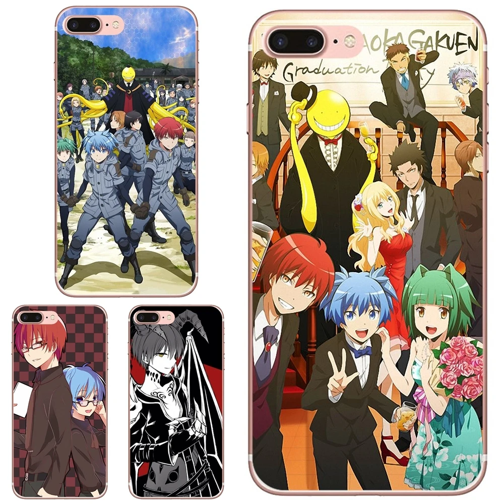 

For iPhone 10 11 12 13 Mini Pro 4S 5S SE 5C 6 6S 7 8 X XR XS Plus Max 2020 Anime Japanese Assassination Classroom Phone Covers
