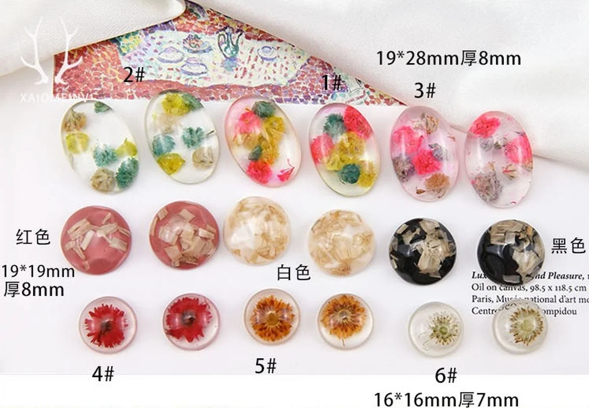 Аксессуары ручной работы сделай сам маленький свежий полупрозрачный цветочный