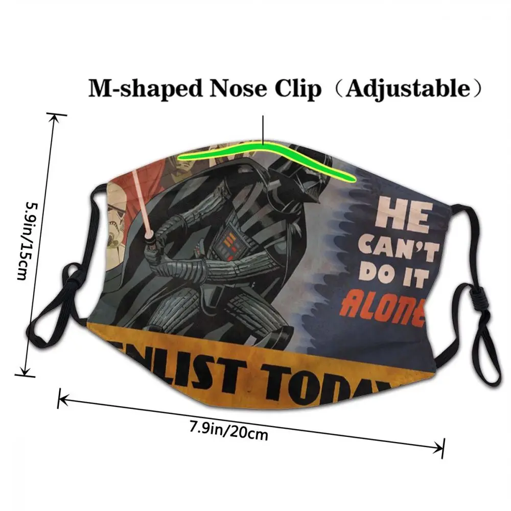 Рисунок &quotЗвездные войны&quot маски многоразовые анти-туман и пыльные защитные с