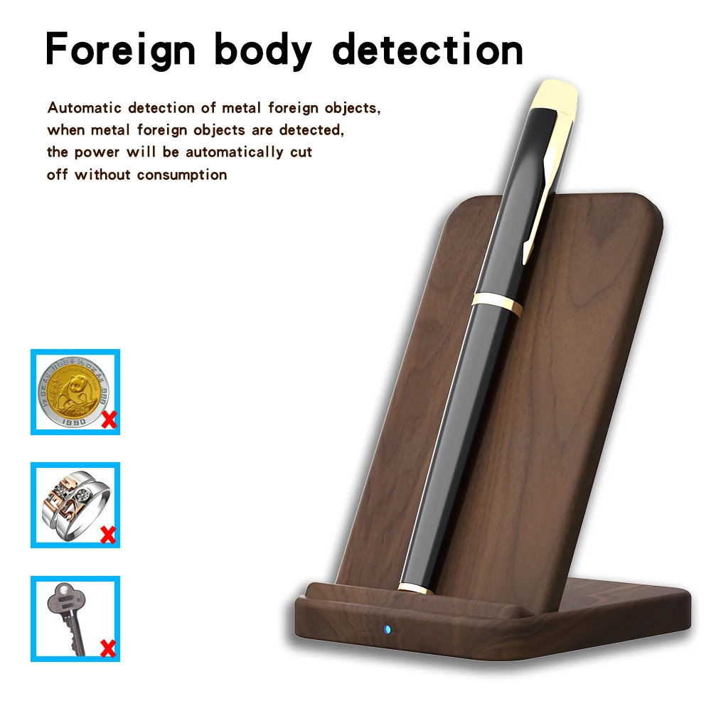 keysion 15w qi wireless charger wooden quick charge stand for iphone 12 pro 11 xr xs samsung s21 s20 s10 xiaomi mi 11 huawei p50 free global shipping