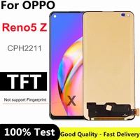 6 4 tft for oppo reno5 z cph2211 lcd display with touch screen digitizer assembly for oppo reno 5 z 5z display