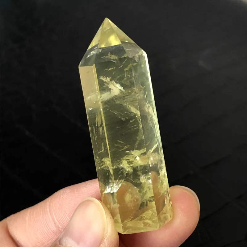 

Hot Sell Citrine Point Healing Crystal Stone Tower For Home Decor