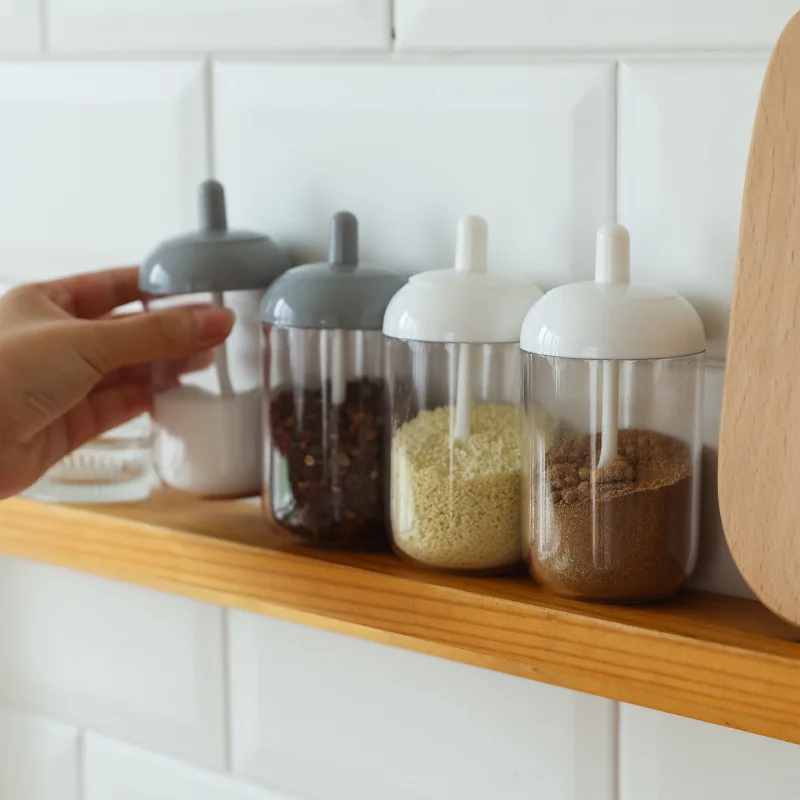 Новая бутылка для Молока приправ Ложка Крышка интегрированная влагостойкая