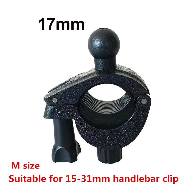 Зажим с когтями черный зажим для руля велосипеда мотоцикла 17 мм шаровой планкой