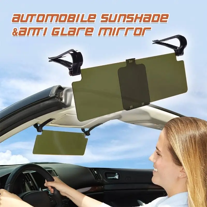 

Automobile Sunshade And Anti Glare Mirror Car Sunshade Day and Night Sun Visor Anti-dazzle Goggles Clip-on Driving Vehicle Shiel