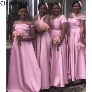 Bridesmaid Dresses Pink A-Line Floor Length Spandex Satin With Zipper Back Mermaid Bridesmaid Dresses Wedding Party Dresses Bridesmaid Dresses Pink A-Line Floor Length Spandex Satin With Zipper Back Mermaid Bridesmaid Dresses Wedding Party Dresses